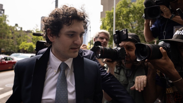 Sam Bankman-Fried, co-founder of FTX Cryptocurrency Derivatives Exchange, arrives at court in New York, US, on Thursday, June 15, 2023. Bankman-Fried faces a total of 13 counts ranging from conspiracy to commit wire fraud to conspiracy to violate the anti-bribery provisions of the Foreign Corrupt Practices Act, and faces more than 155 years in prison if convicted of all of them - although any sentence is likely to be much lower if he is found guilty.
