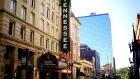 The Tennessee Theater stands closed in downtown Knoxville, Tennessee, U.S., on Friday, May 1, 2020. The Tennessee Department of Health announced Thursday that coronavirus cases across the state had reached at least 10,735, an increase of 369 cases since Wednesday, the Tennessean reported.