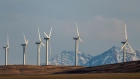 A wind farm near Cowley, Alberta.