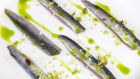 Anchovies at Table by Bruno Verjus, the No. 10 ranked restaurant. Photographer: Céline Clanet/Bloomberg