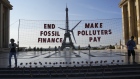 Climate activists in Paris