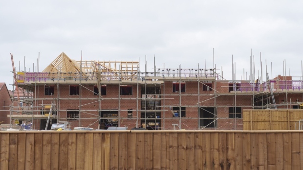 New build houses in Wakefield, UK. Photographer: Dominic Lipinski/Bloomberg