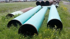 Pipeline used to carry crude oil 